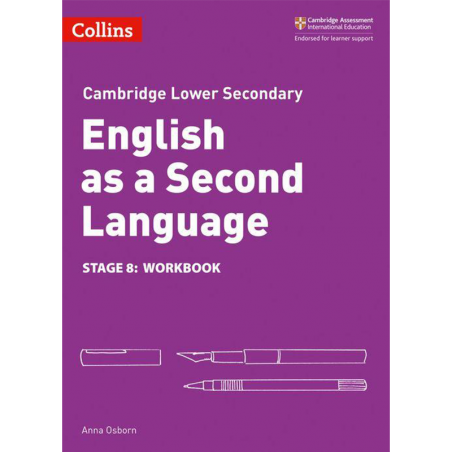 Collins Cambridge Lower Secondary English as a Second Language - Workbook: Stage 8